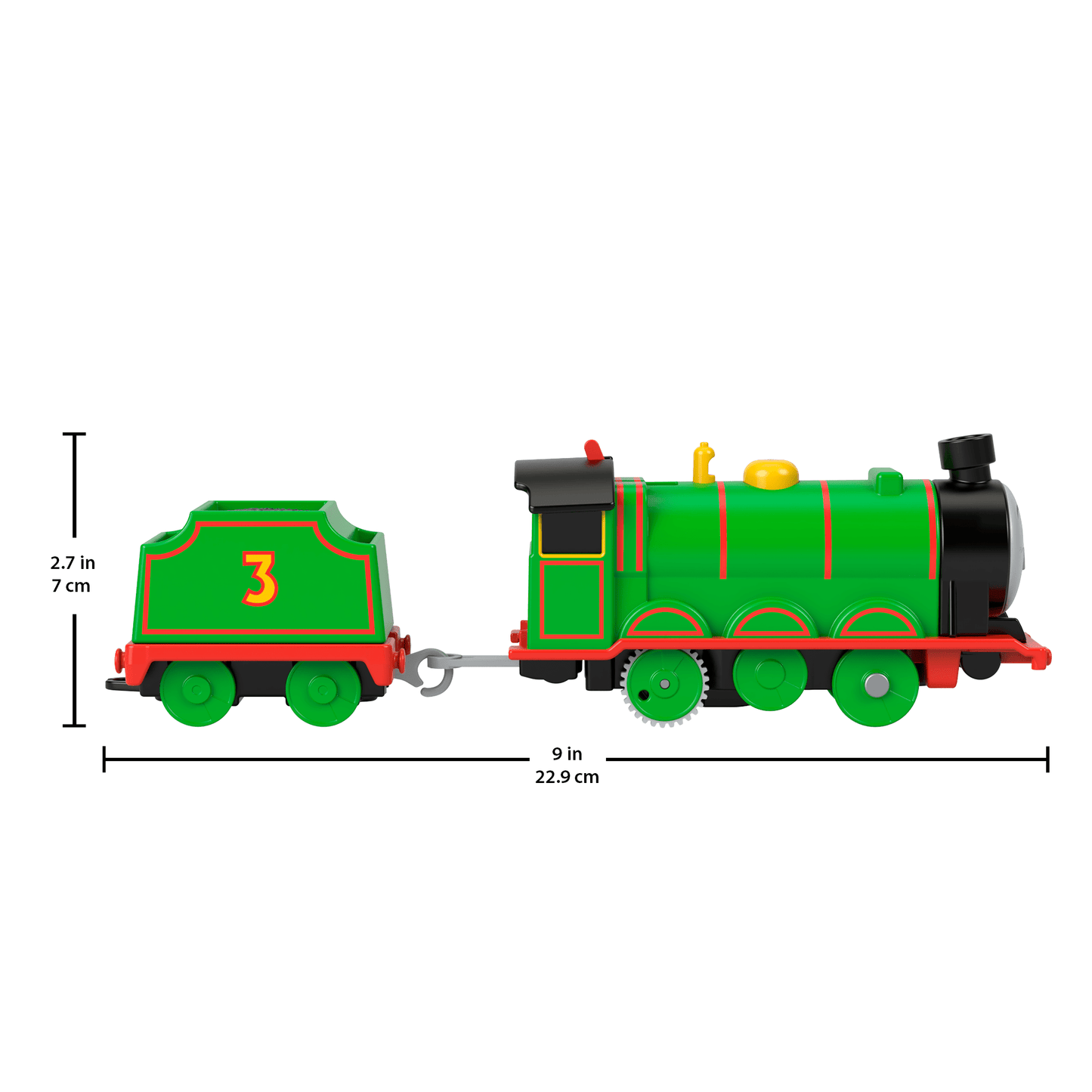Thomas & Friends Henry Motorized Toy Train Engine With Tender For Preschool Kids